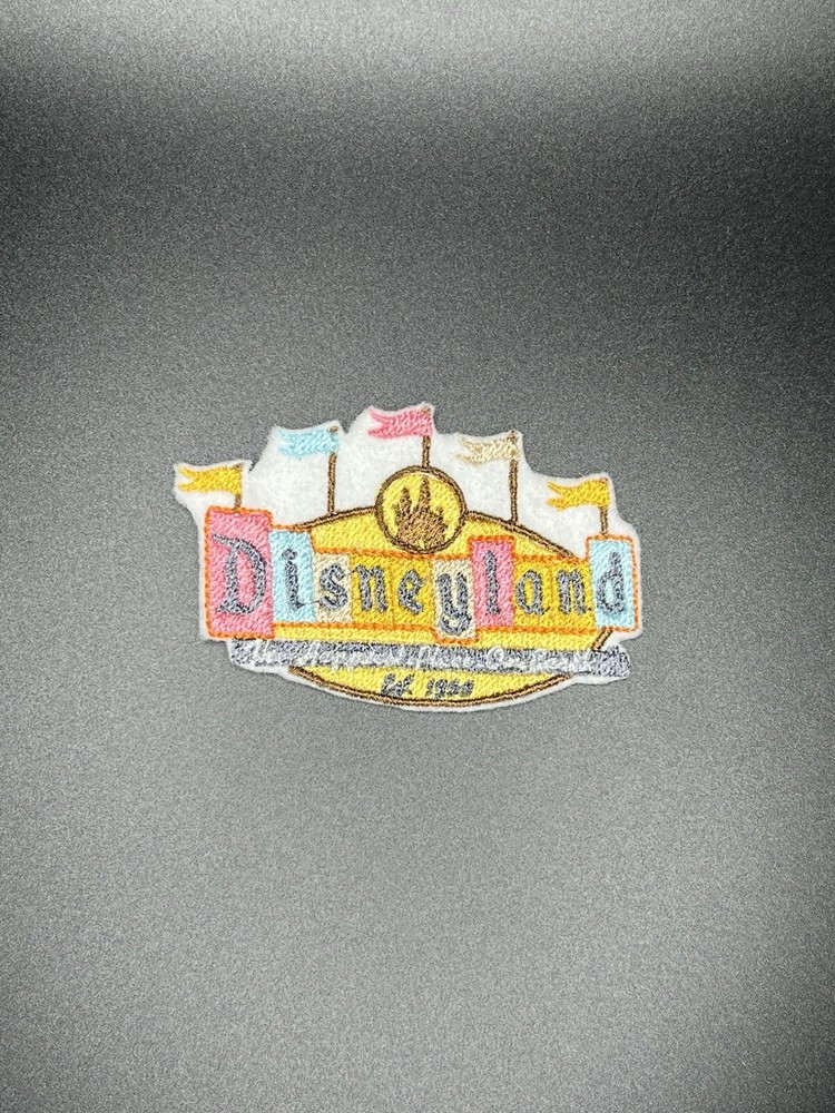 Disneyland Happiest Place On Earth Embroidered Iron On Patch