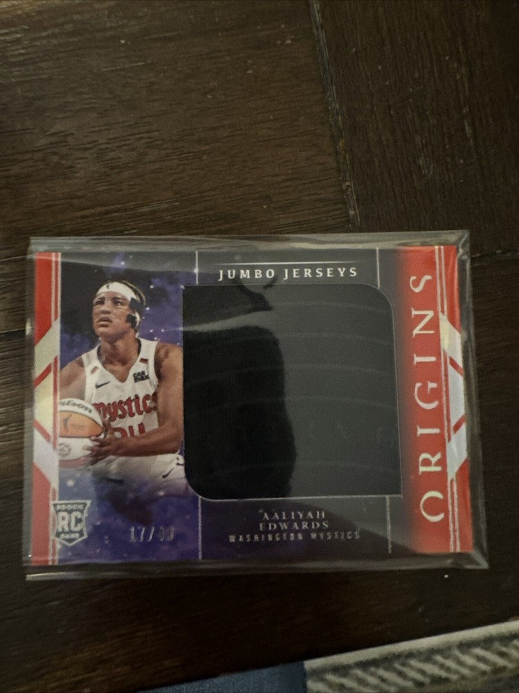 Aaliyah Edwards Jumbo Jersey RC Red /49-image