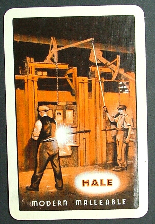 1 x Joker playing card single swap Steel Hale Modern Malleable AD 341