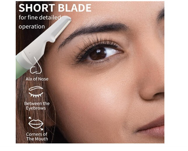 Dermaplaning Tool for Face 8 Blade Refills with Blade Cover Facial Hair Removal