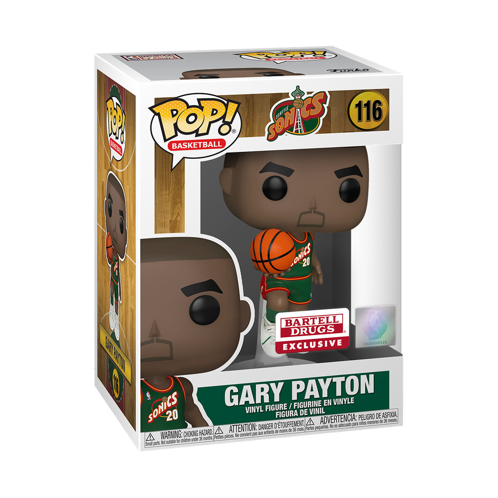 Exclusive Funko Pop Vinyl Gary Payton Bartell Drug Edition 116