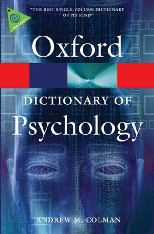 A Dictionary of Psychology Paperback Andrew M. Colman