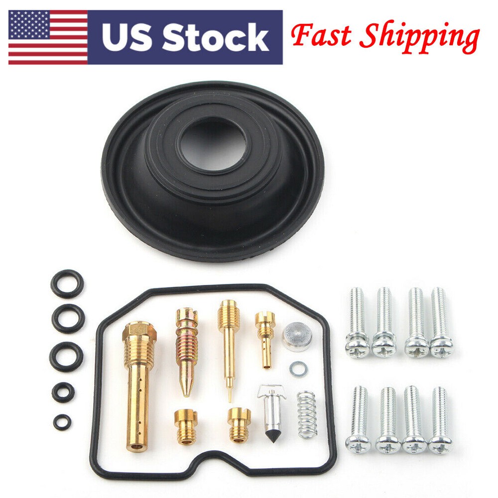 Carburetor Repair Kit Rebuild Set Plunger Diaphragm Fit KawasakiKLR250 1987-2002