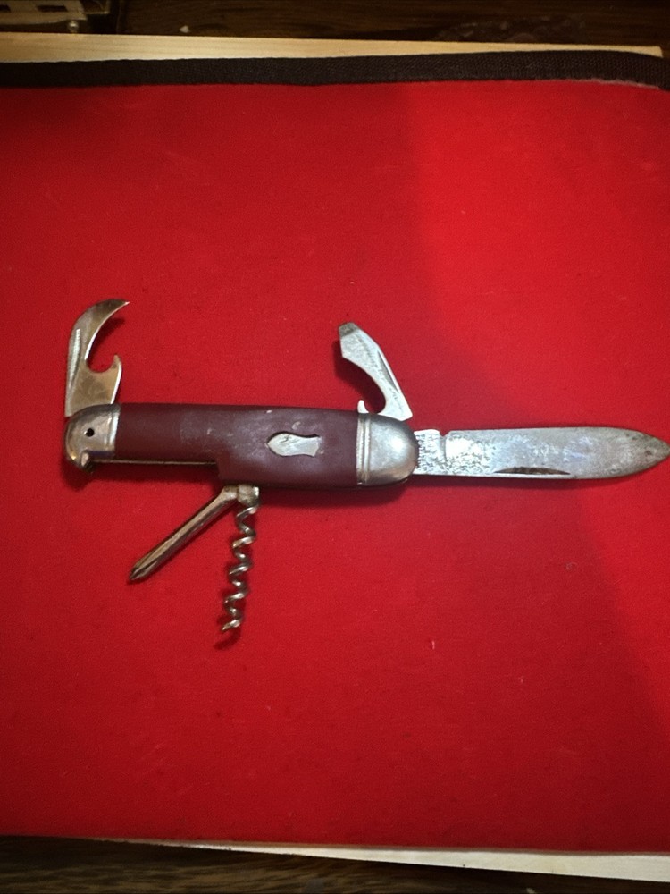 Vintage Richards Sheffield England Multi-Tool Pocket Knife