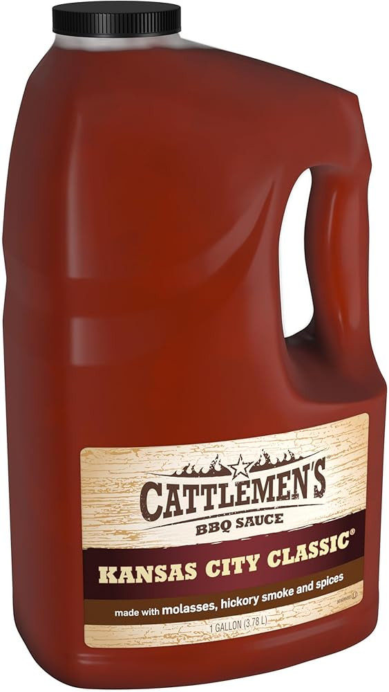 Cattlemens Kansas City Classic BBQ Sauce 1 Gallon Jug Rich Bold Flavor
