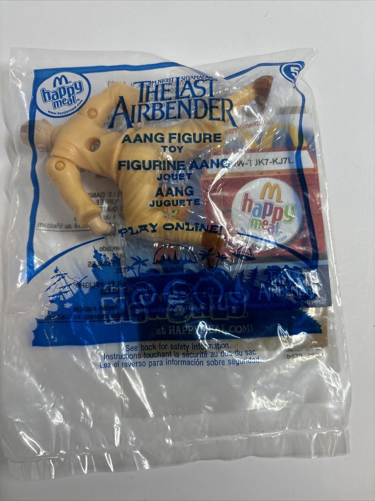 McDonalds The Last Airbender Aang Figurine Happy Meal Toy #5 New Sealed-image