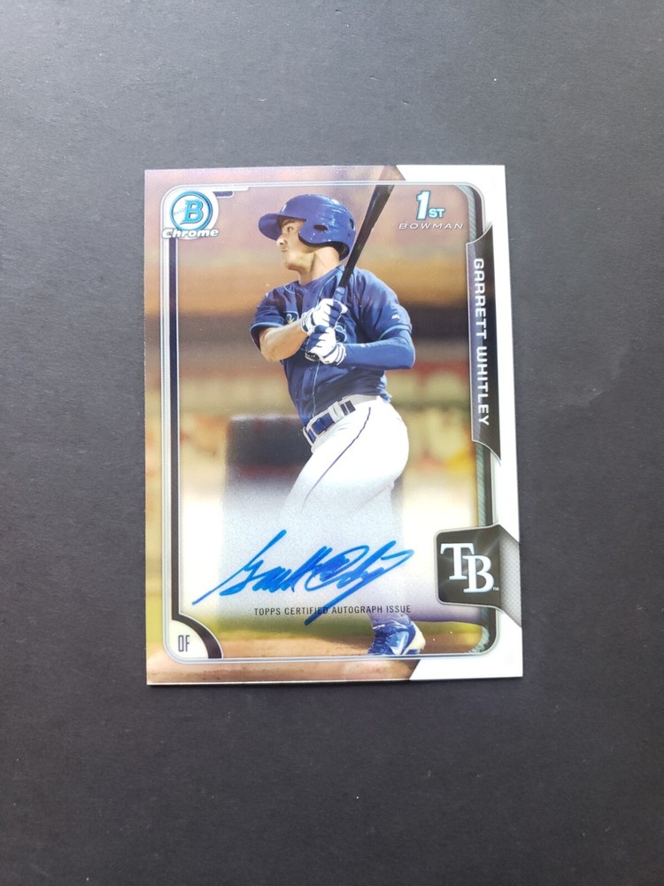 Garrett Whitley 2015 Bowman Chrome 1st Autographs #BCAGW Rookie