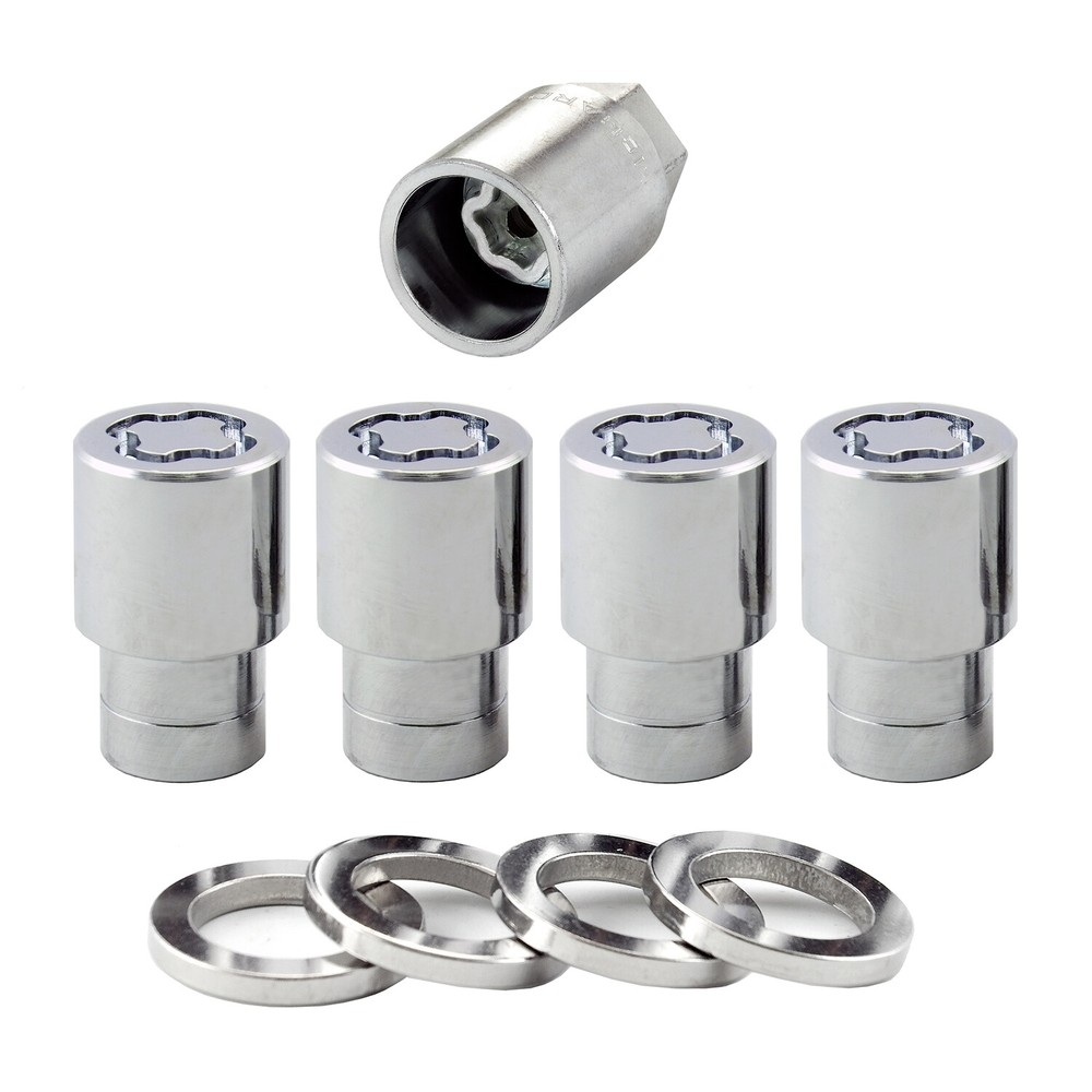 McGard 21156 Chrome Regular Shank Wheel Locks (m12 X 1.5 Thread Size) - Set Of 4