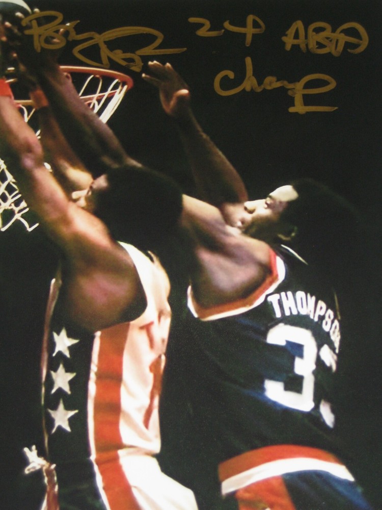ABA Legend Brian Taylor Signed 2x Champion Photo with COA-image