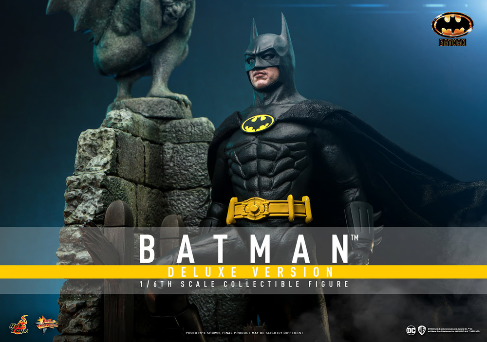 BATMAN '1989'~BATMAN / MICHAEL KEATON~DLX~SIXTH SCALE FIGURE~MMS693~HOT TOYS~MIB