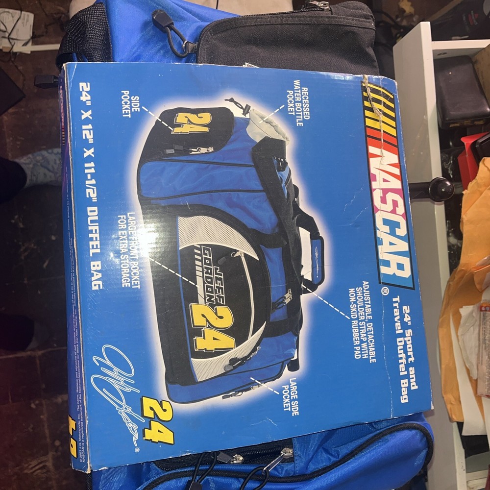 Jeff Gordon Retro NASCAR Duffel Bag for Sports Fans