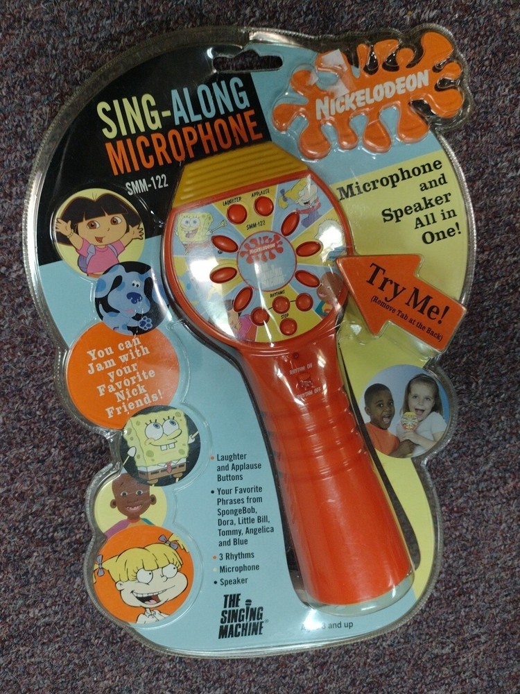 Rare NICKELODEON Sing-Along Microphone THE SINGING MACHINE Only1 On eBay Vtg HTF