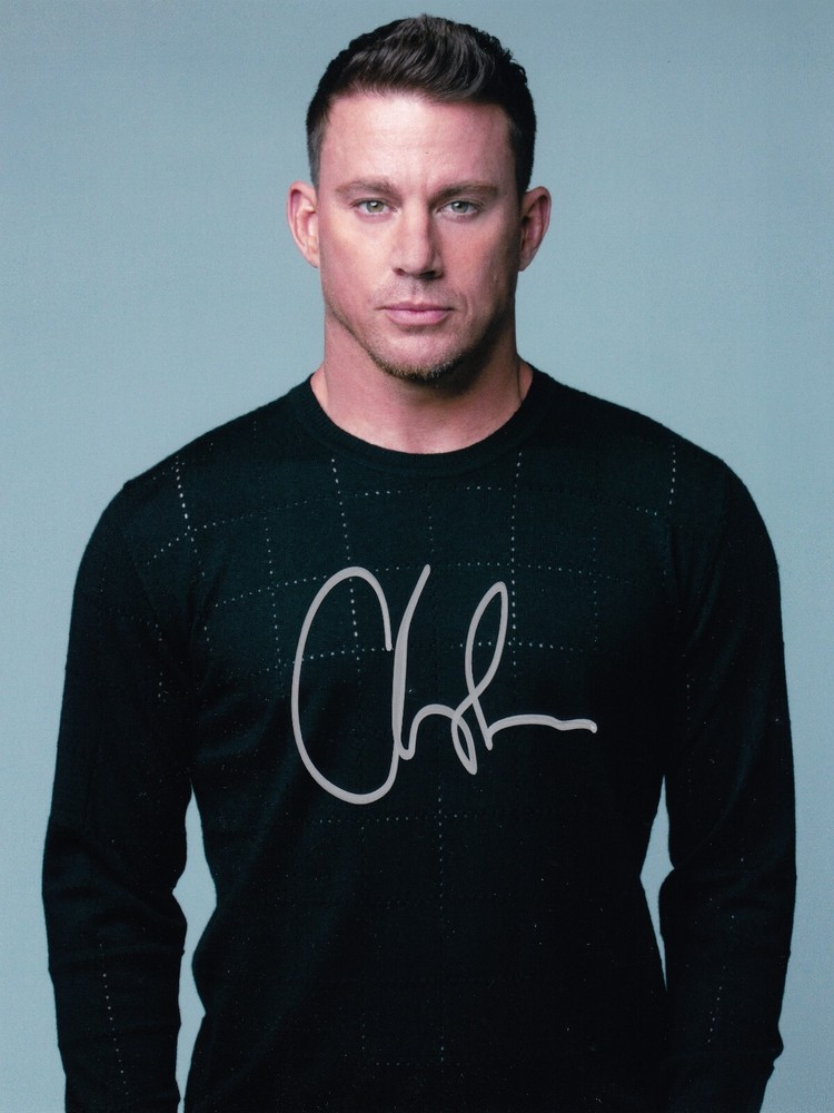 Channing Tatum Signed Auto 8 x 10  Photograph