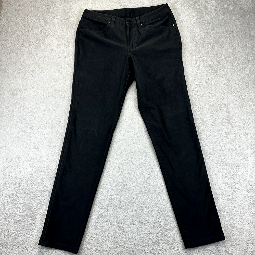 LULULEMON ABC Slim Fit Utilitech Pants Black Jeans Stretch Mens 30 x 32