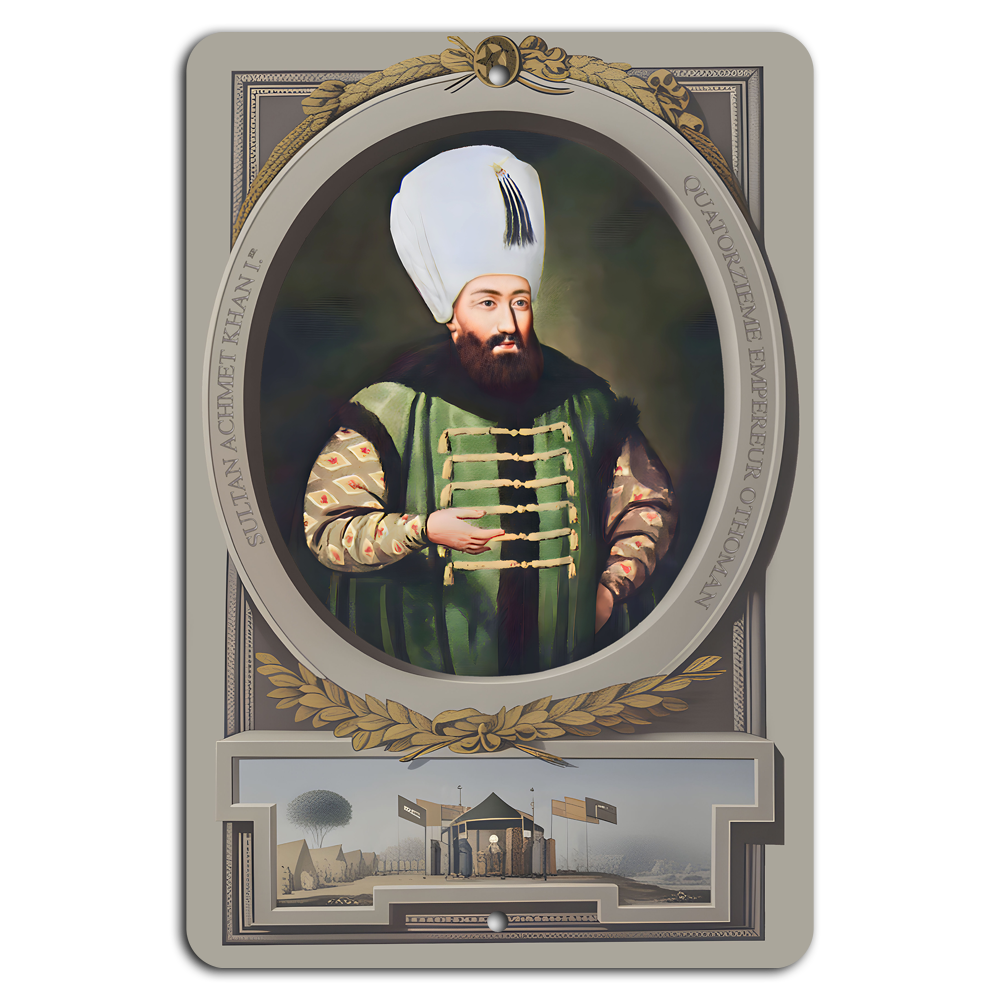 Sultan Ahmet I: Ottoman Legacy on Metal