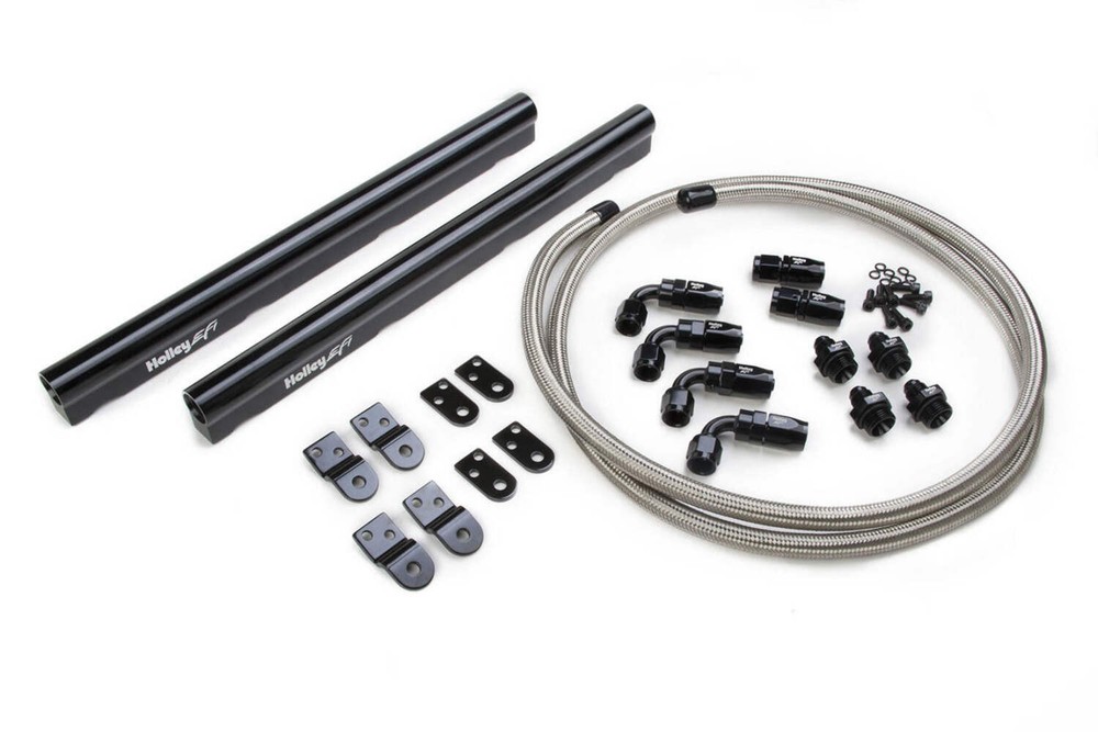 Holley 534-210 Billet Alm Fuel Rail Kit for GM LS Factory Intakes