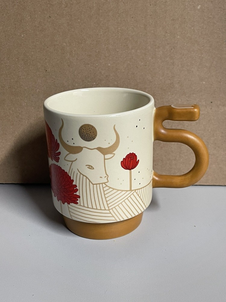 Chinese Lunar New Year Of The Ox  2021 Starbucks Valentines 10 Oz Coffee Cup Mug