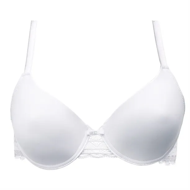 T-Shirt bra 40F LANA Brand New Avon lace white underwire Shirt