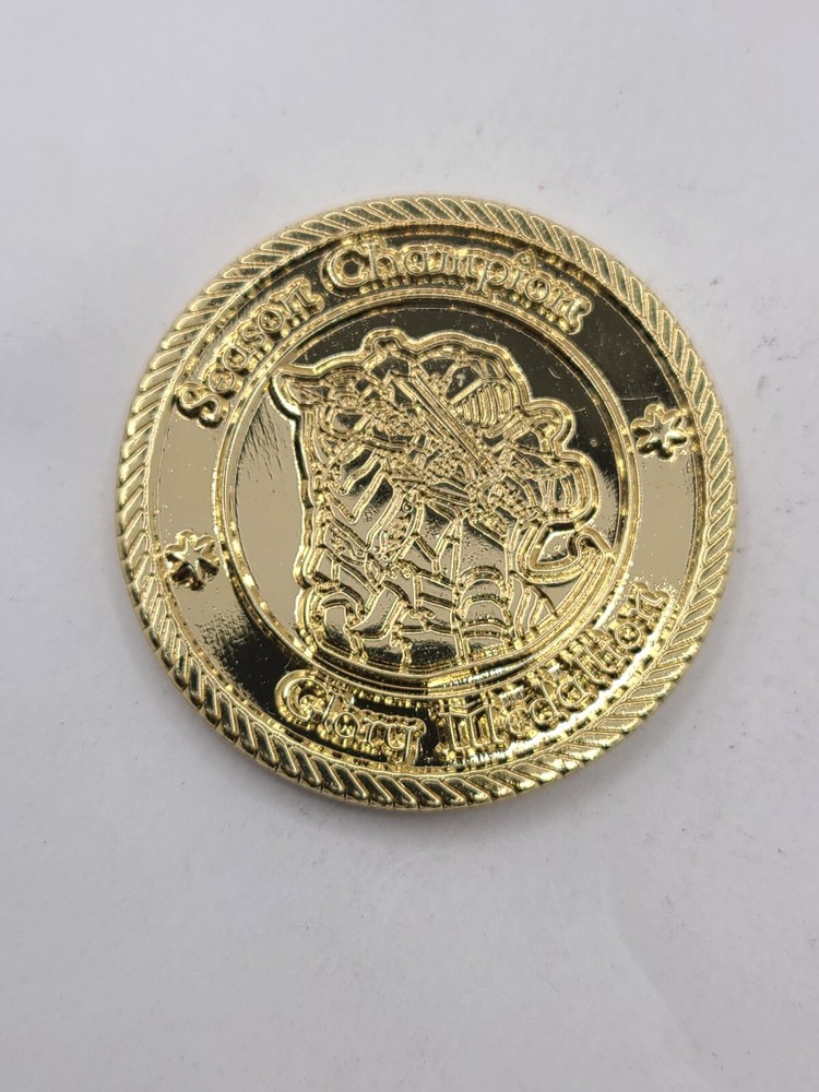 Season Champion Glory Medallion High Descent Gold Plated Coin 1.5