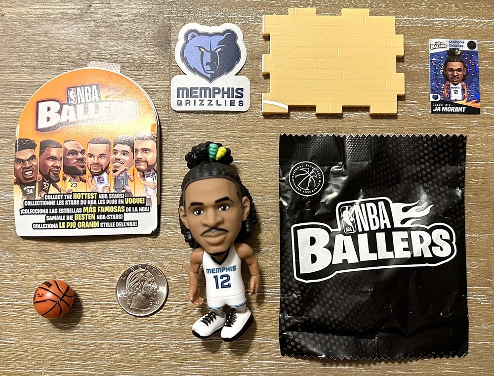 2023 Zuru 5 Surprise NBA Ballers Memphis Grizzlies Ja Morant 12 Basketball NEW