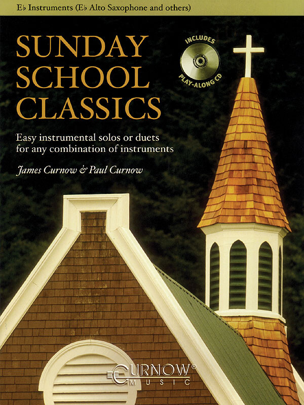 Sunday School Classics Eb Alto Saxophone Solo Duet Christian Sheet Music Book CD