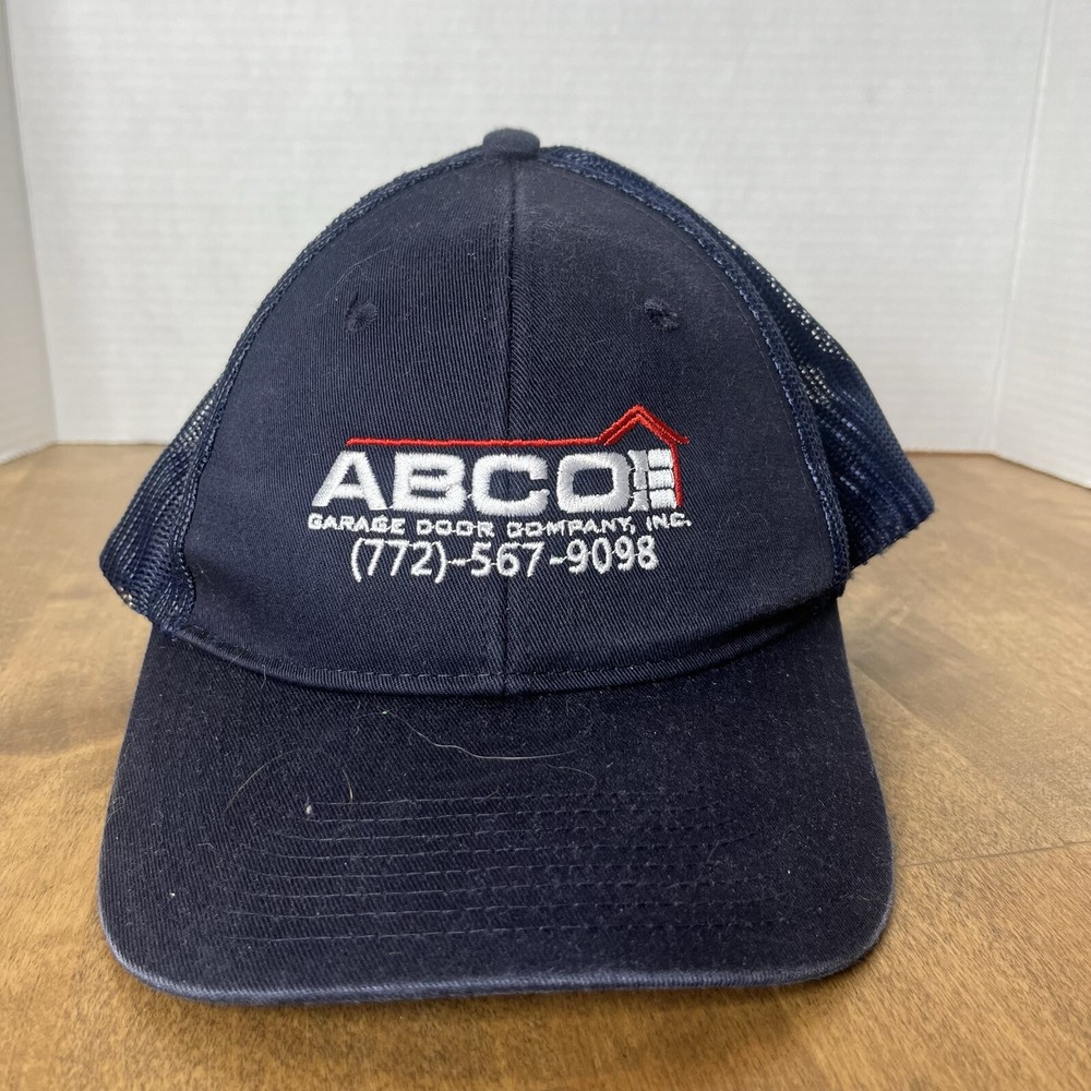 ABCO Garage Door Hat Snapback Black Hat Adult Size OSFA Black Hat Baseball Cap-image