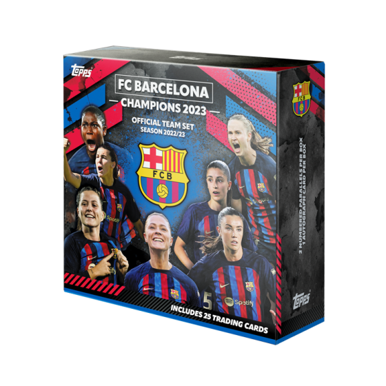 Topps FC Barcelona Women Winners Team Set 2023