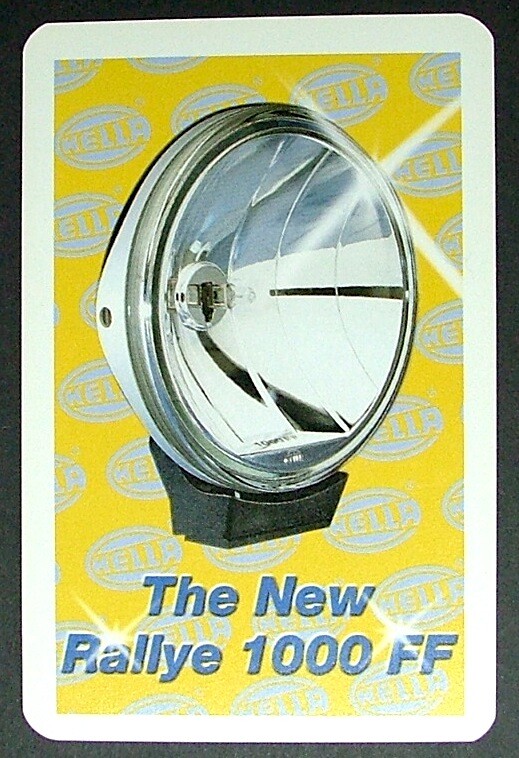 1 x Joker playing card single swap Hella Lamp The new Rallye 1000 FF AD 300