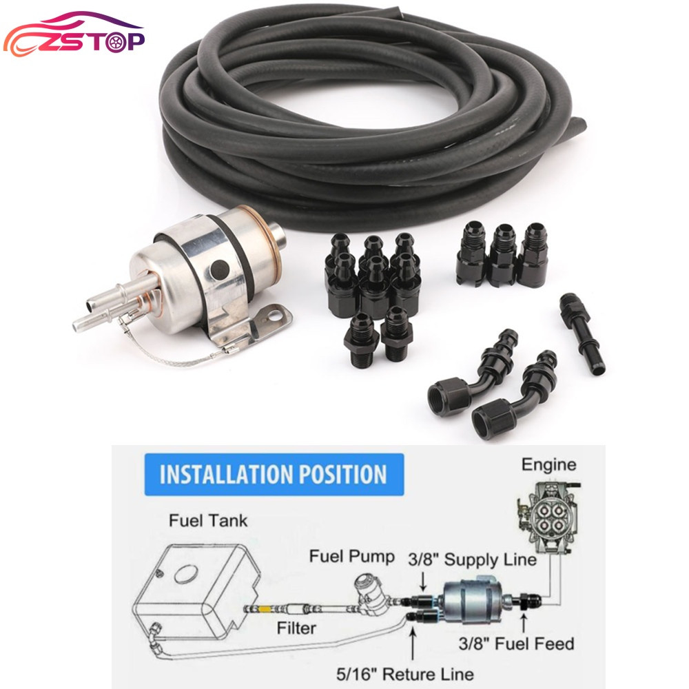 Комплект адаптеров для конверсии линии впрыска топлива LS EFI FI с фильтром/регулятором