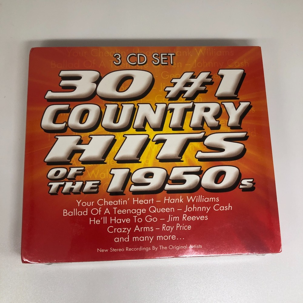 30 #1 Country Hits Of The 1950s [Digipak] - 3 CDs