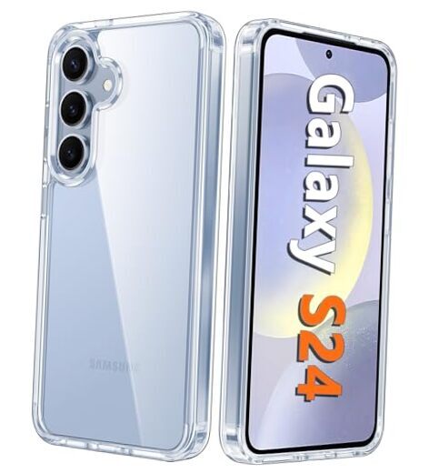 for Samsung Galaxy S24 Case: Anti Yellowing Case | Military Grade Clear