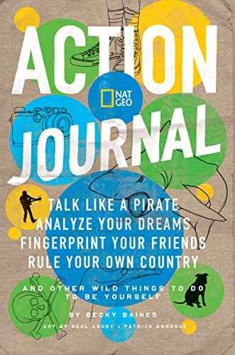 Nat Geo Action Journal Talk Like a Pirate Paperback by Becky Baines - Very Good