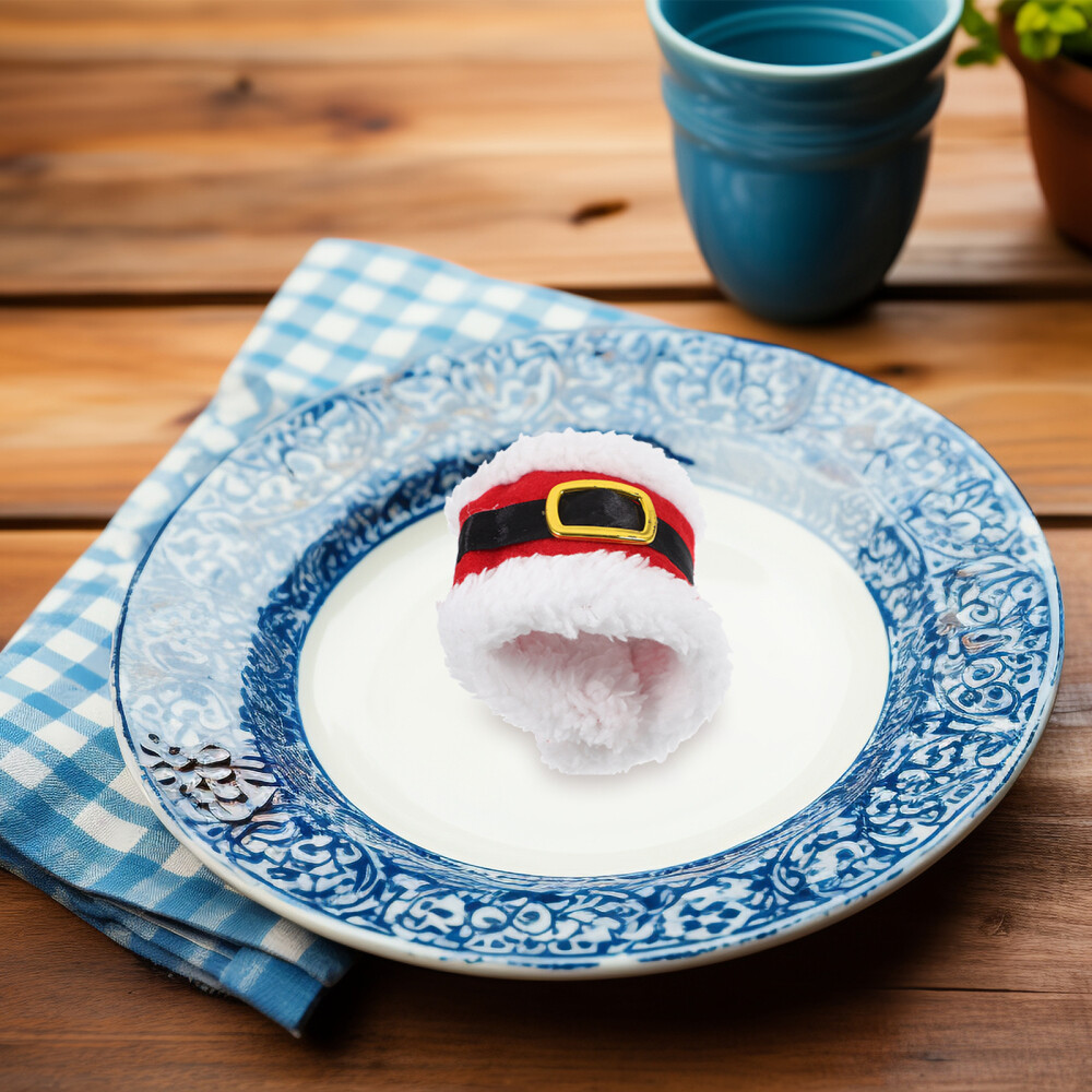 Christmas Table Centerpiece Christmas Napkin Buckle Xmas Napkin Rings