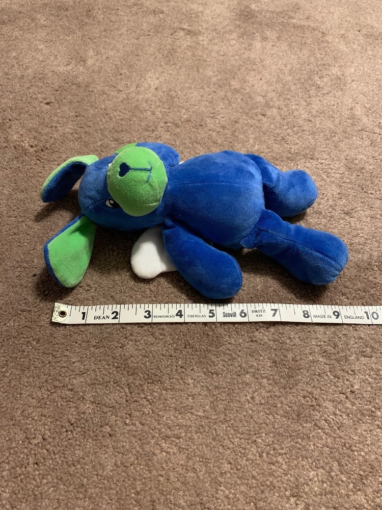 Abbey Press 9-inch Blue Green Stuffed Angel Dog Rainbow Bridge Memorial Plush-image