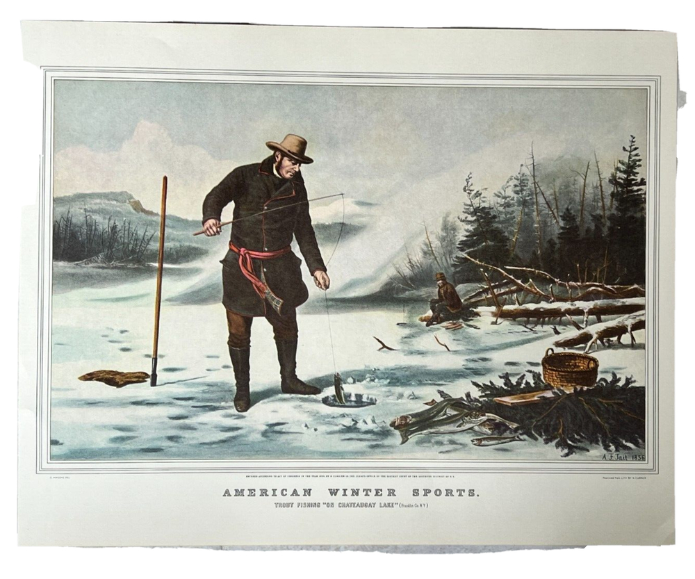 Vintage 1952 Currier & Ives 