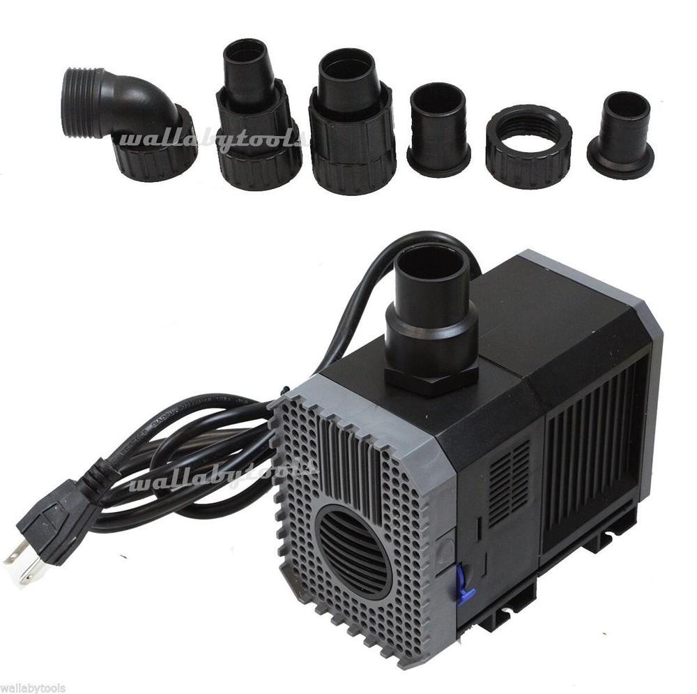 New 1320 GPH Aquarium Pond Pump Submersible Inline Fountain Waterfall Koi Filter