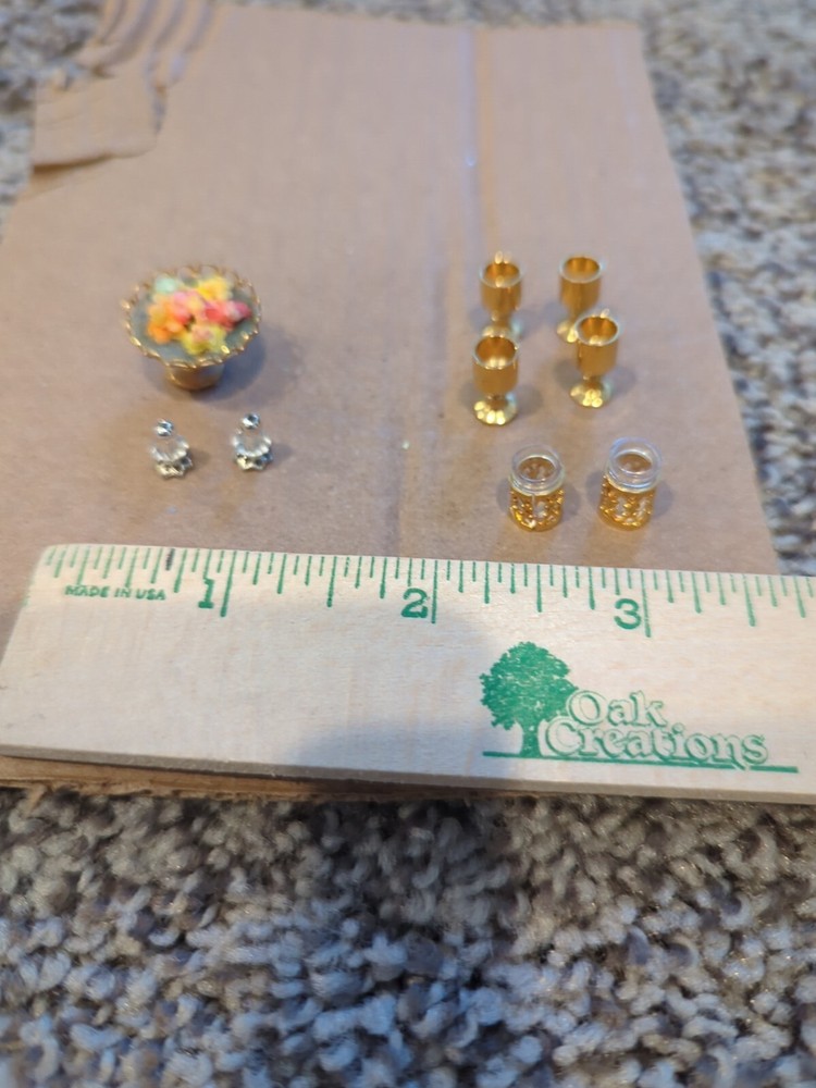 Vintage Dollhouse Miniature Serving Pieces