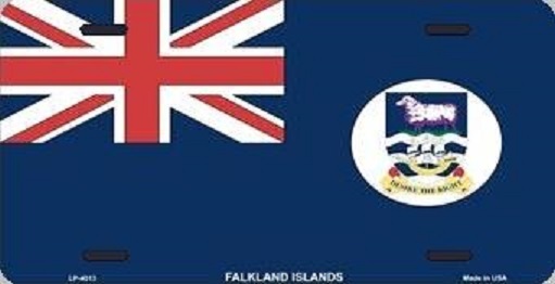 Aluminum National Flag Falkland Islands 