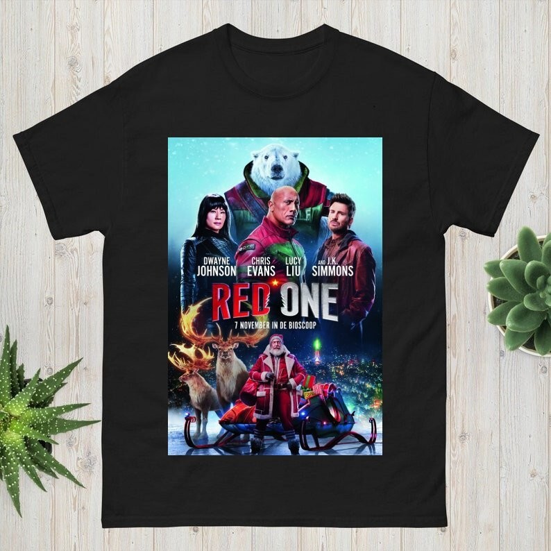 Red One Movie Dwayne Johnson , Santa Christmas Tshirt TR0411_01