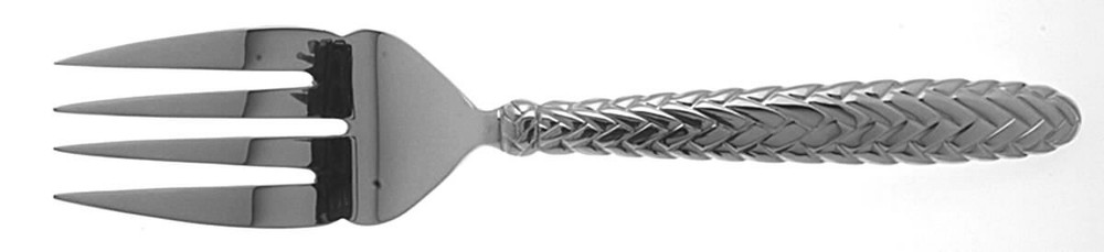 Ralph Lauren Flatware Equestrian Braid  Cold Meat Serving Fork 882649