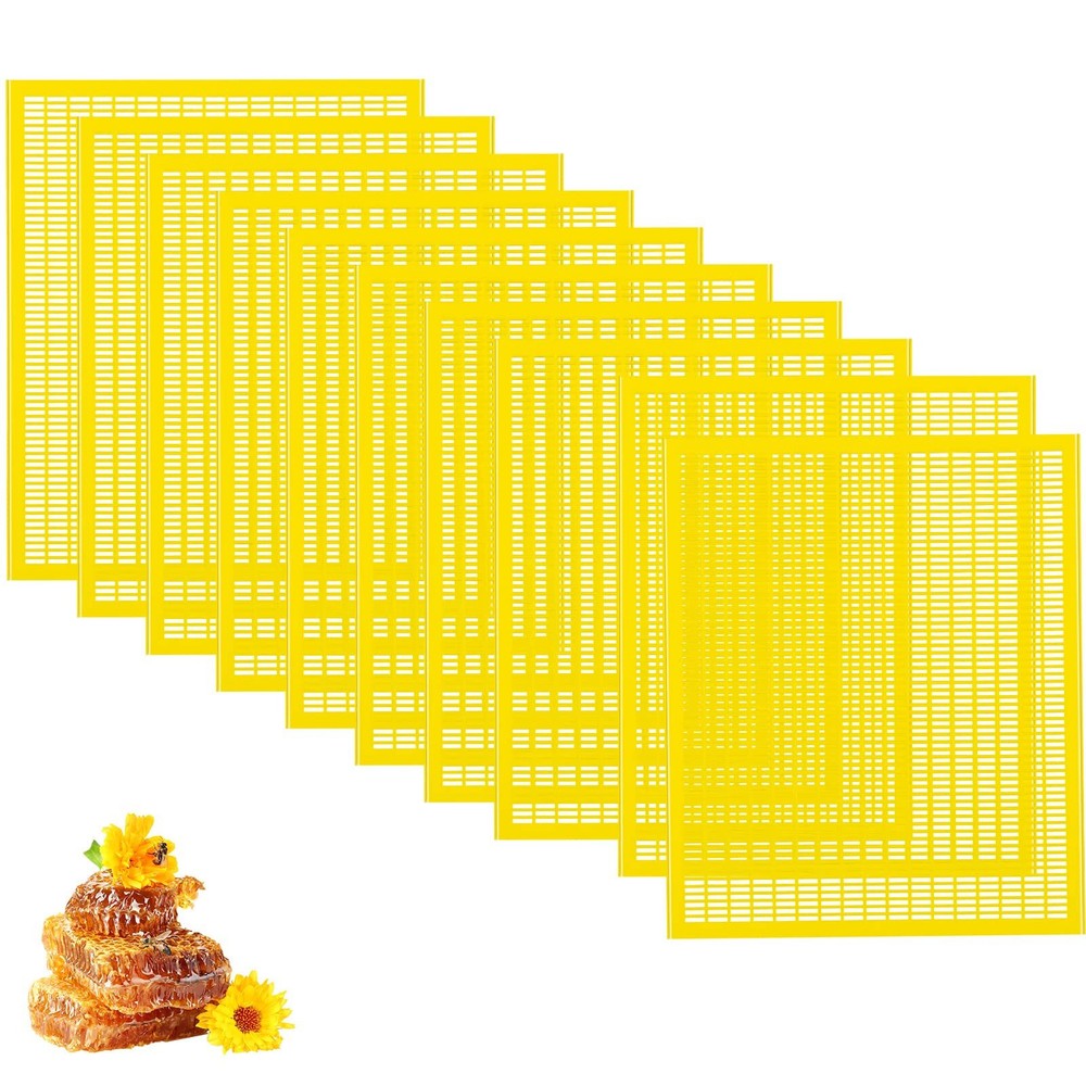 10-Frame Plastic Bee Queen Excluder for Hive Beekeeping-image