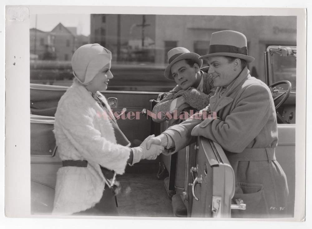 Vintage Photo 1931 James Cagney, Jean Harlow Edward Woods The Public Enemy