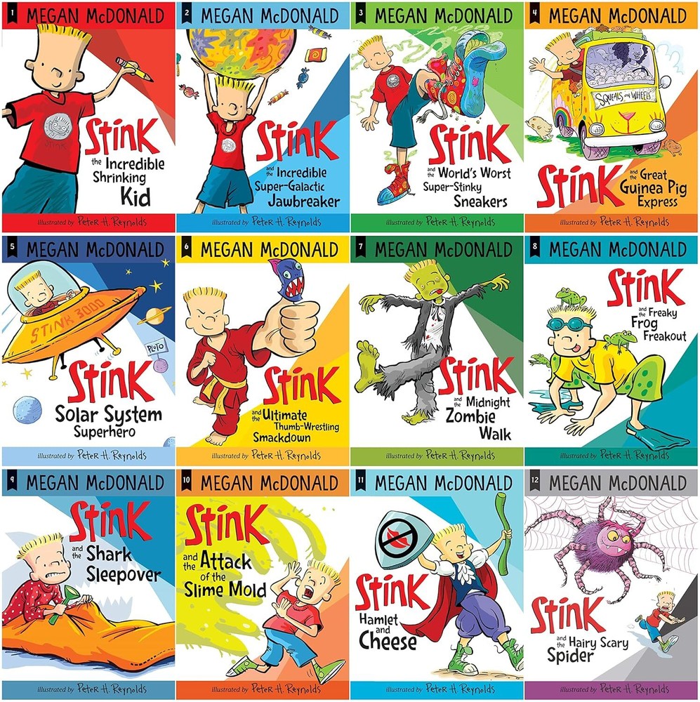 Stink Series 12 Books Set (Book #1 - Book #12) by Megan McDonald