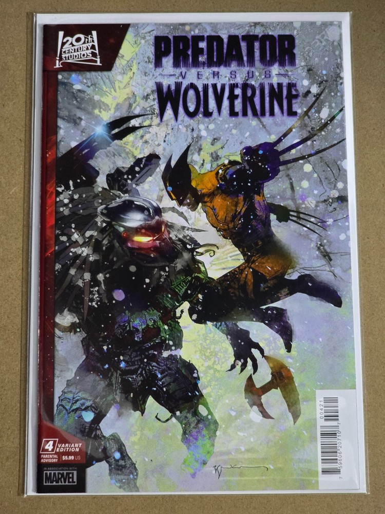 PREDATOR VS WOLVERINE #4 MARVEL COMICS 2023 BILL SIENKIEWICZ VARIANT NM