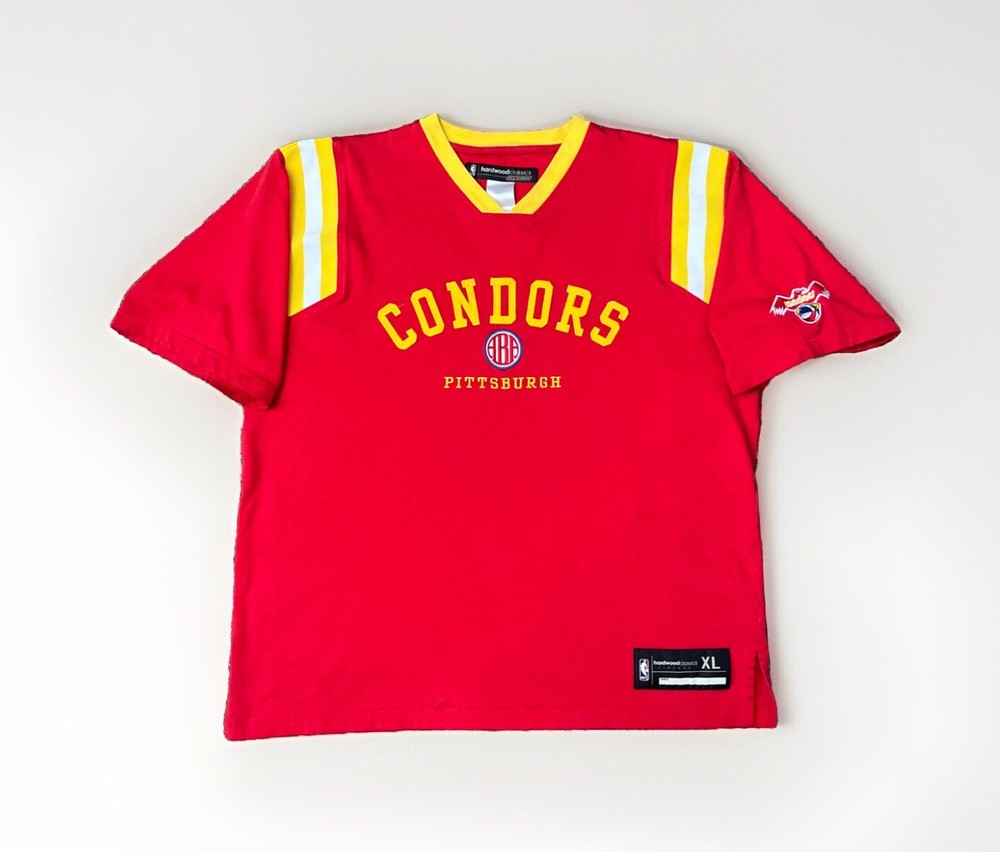 Vintage Reebok Hardwood Pittsburgh Condors ABA Jersey XL Y2K Throwback  -image