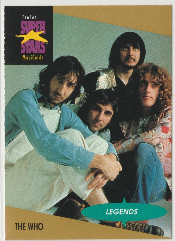 The Who #20 Legends 1991 ProSet Super Stars MusiCards