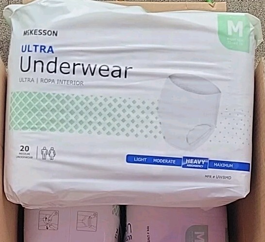 McKesson Ultra Absorbent Incontinence Underwear Medium Pack of 20