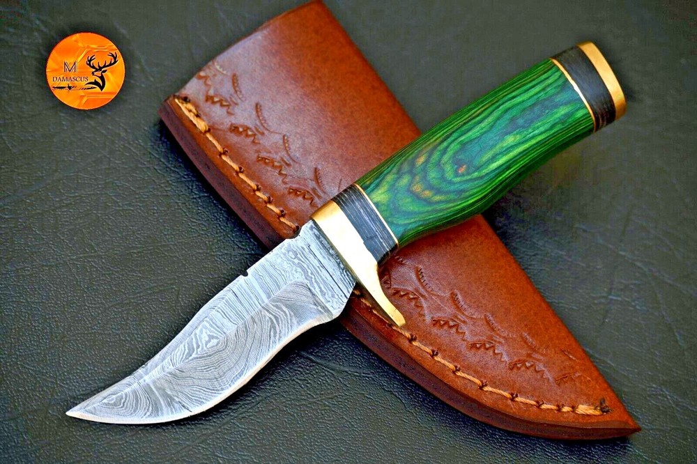 CUSTOM MADE HAND FORGED DAMASCUS STEEL SURVIVAL HUNTING KNIFE EDC 2157