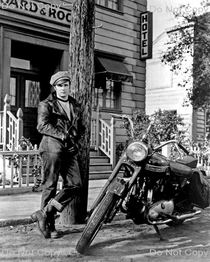 8x10 The Wild One 1953 PHOTO photograph picture print marlon brando young