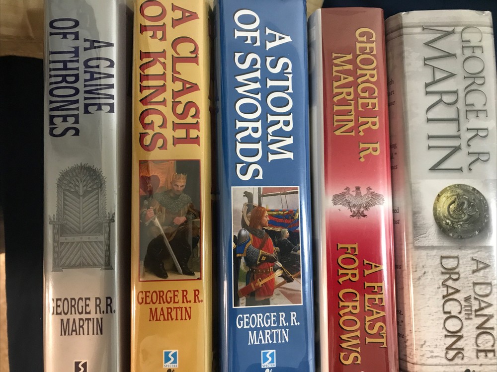 George R.R. Martin A Song of Ice and Fire Hardcover Set on Sale-image